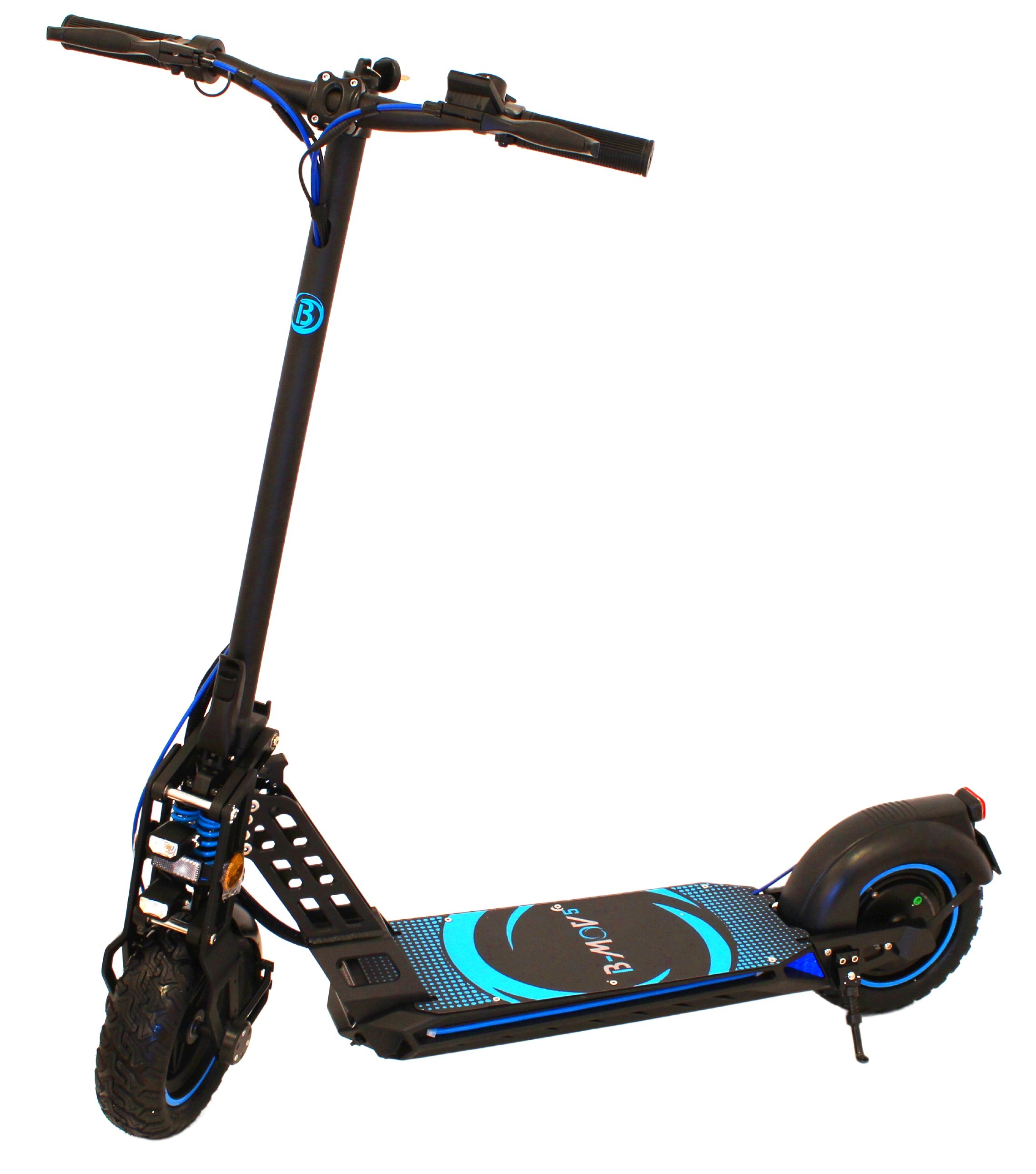 Patín eléctrico B-Mov 5 Zahara Blue, motor 500W (máximo 800W), ruedas 10
